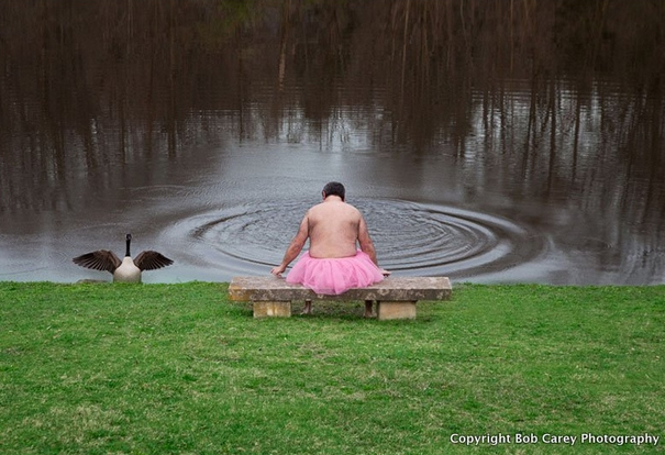 This Middle-Aged Guy In A Pink Tutu Seemed Ridiculous. Then I Learned The Beautiful Reason For It.