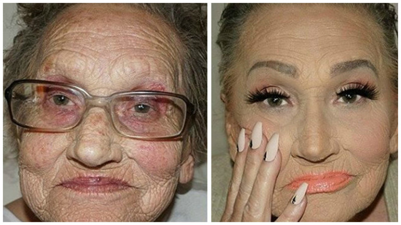 Make-up für Oma