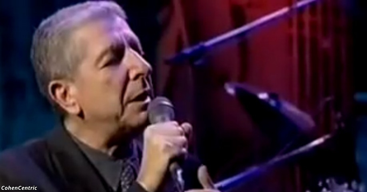 Dieses Lied von Leonard Cohen ist bereits 30 Jahre alt, aber sie hört nie auf uns zu beeindrucken