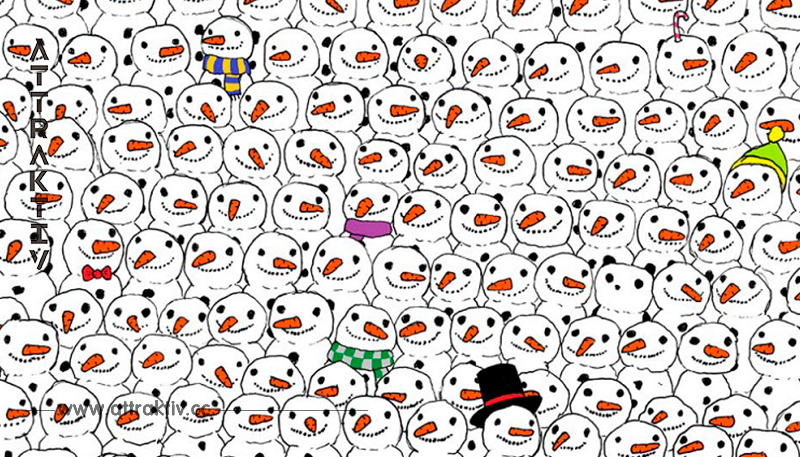 Wer kann du den Panda auf diesem Bild finden?