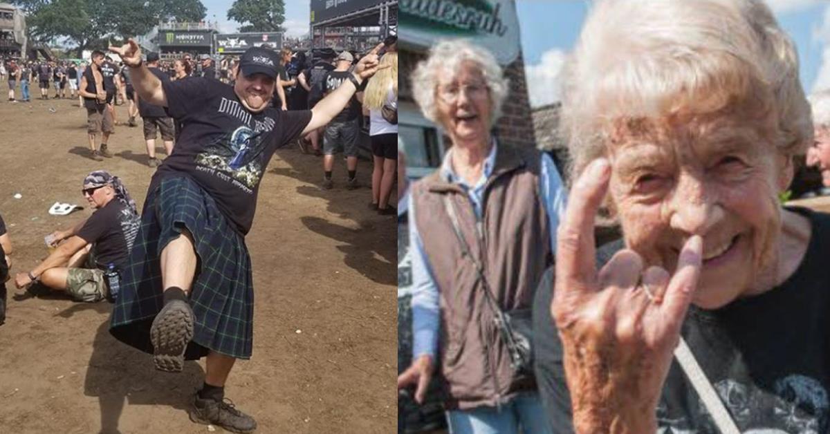 Metal-Fans nehmen Senioren in Schutz.	