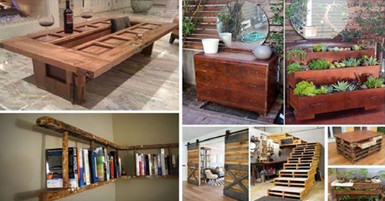 Kreative Wege und wunderbare Beispiele zur Neugestaltung Ihrer alten Holzmöbel!