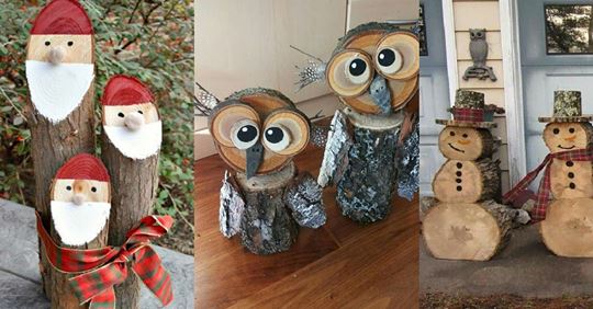 Haben Sie noch irgendwo einen Baumstamm oder eine Holzscheibe herumliegen? 9 Super coole DIY Ideen mit Holz!