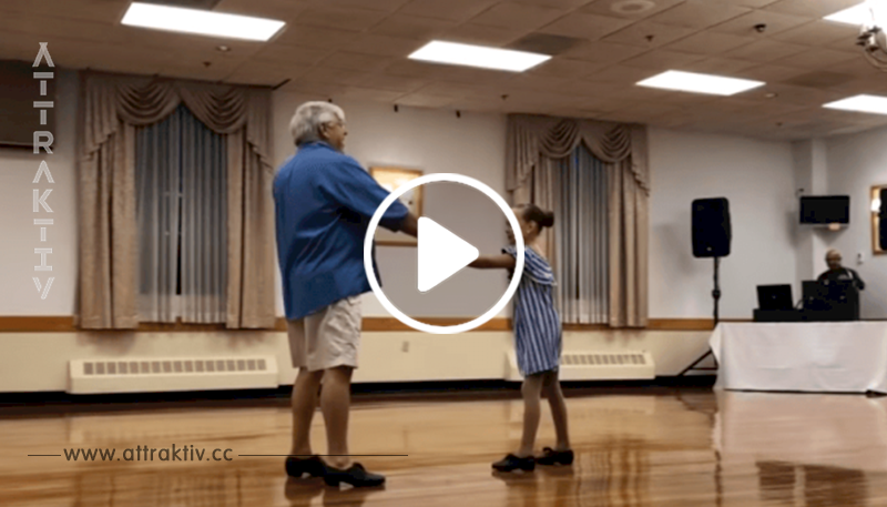 Tanzendes Großvater-Enkelin-Duo wird im Internet viral