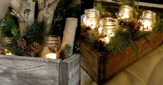 Wow! Mit diesen 14 Ideen erstellen Sie mit Ihren alten Kisten stilvolle Winterdekorationen!