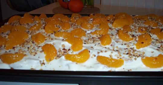 Mandarinchen Schmand Kuchen