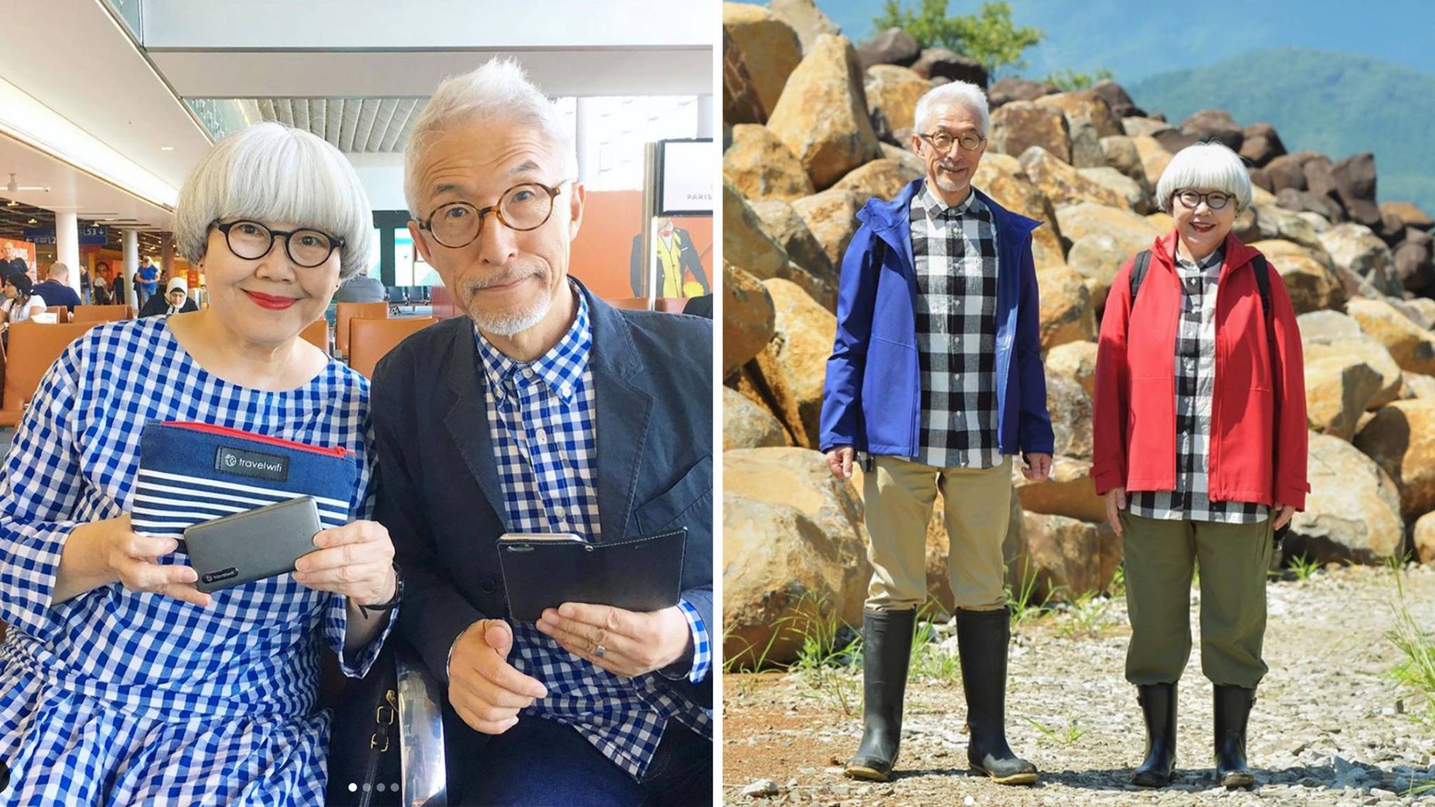 Partnerlook extrem: Japanisches Ehepaar zieht jeden Tag aufeinander abgestimmte Outfits an