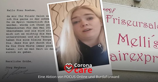'Tränen der Freude': Frisörin wird Miete erlassen   in emotionalem Video sagt sie Danke