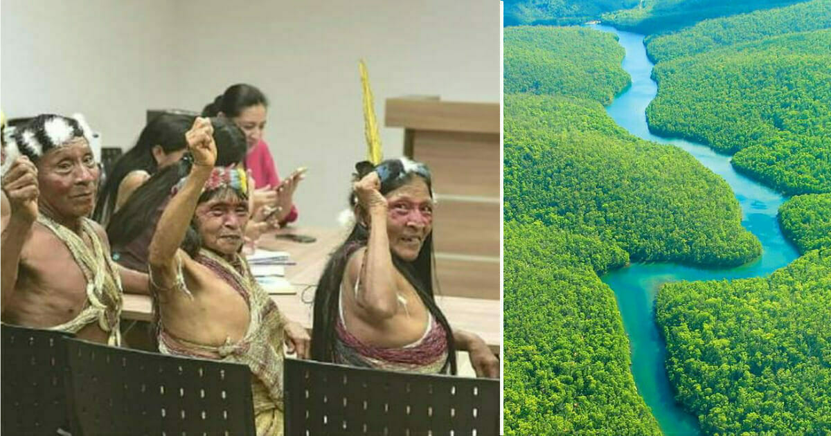 Amazonas Stamm gewinnt vor Gericht gegen Ölgesellschaft – rettet dadurch halbe Millionen Hektar Wald