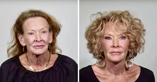 69 Jährige, die sich einen neuen Look wünscht, erhält ein atemberaubendes Umstyling, das sie 20 Jahre jünger aussehen lässt