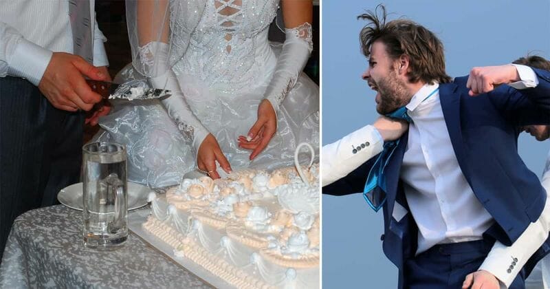 Bräutigam schlägt Braut bei eigener Hochzeit vor allen Gästen ins Gesicht – sie hatte ihn nicht mit Kuchen gefüttert