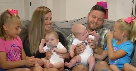 Paar adoptiert zwei Schwestern und zwei Wochen später stellt die Mutter fest, dass sie mit Zwillingen schwanger ist