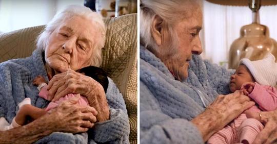 Wunderheilung: 92-jährige Frau trotzt grausiger Prognose und bleibt am Leben, um ihre Ururenkelin zu sehen.