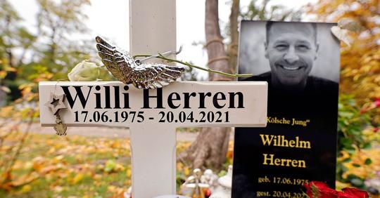 Willi Herren (†45): Unfassbar! Sein Grab wurde geschändet