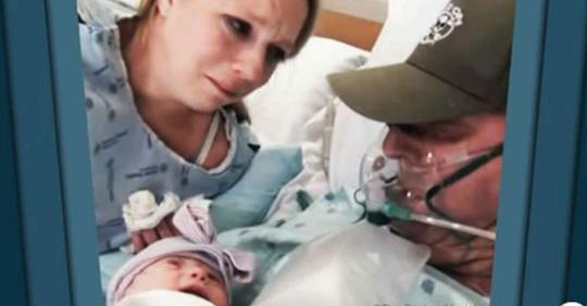 Frau bringt Kind 15 Tage zu früh auf die Welt, damit krebskranker Mann seine noch Tochter kennenlernt