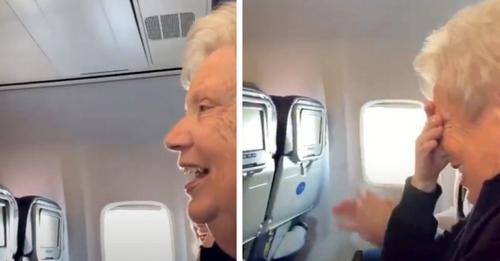 'Du bist die beste Mutter der Welt': Flugkapitän grüßt seine Mutter während eines Fluges (+VIDEO)