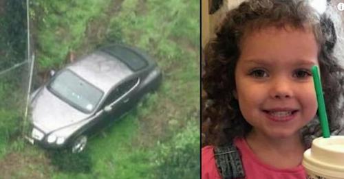 Polizei findet vermisstes 4-jähriges Mädchen in einem Auto, mitten im Wald in Riverside