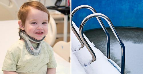 1 Jahr alter Junge leblos im gefrorenen Pool gefunden – drei Stunden später beginnt sein Herz wieder zu schlagen